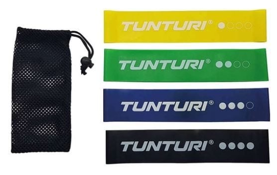 tunturi fitness bandenset, Sport en Fitness, Fitnessmaterialen, Zo goed als nieuw, Weerstandband, Ophalen of Verzenden