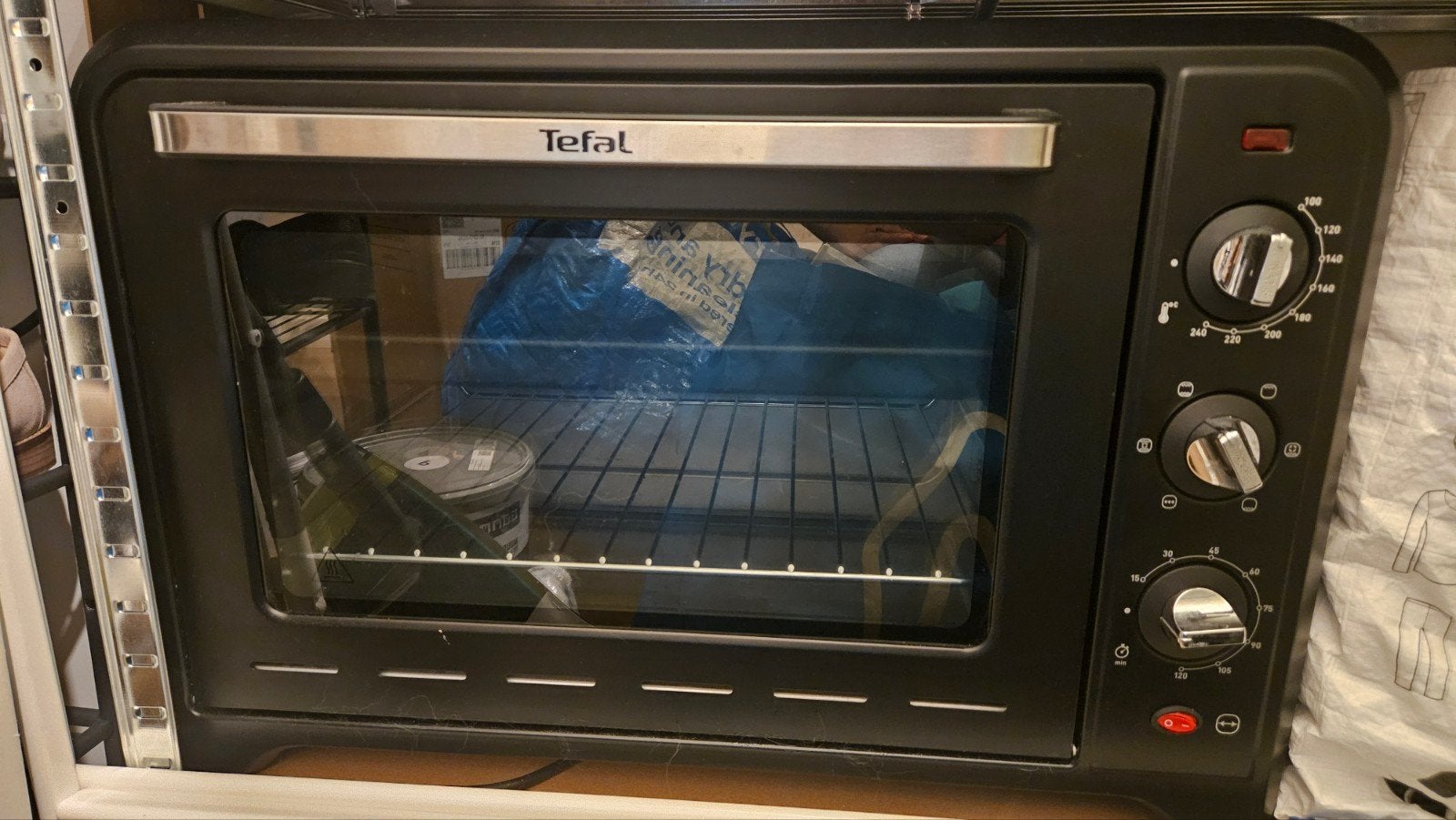 Tefal Vintage Oven - Ruim en met Rotisserie Functie, Ophalen, Tefal, Zo goed als nieuw, Oven met grill