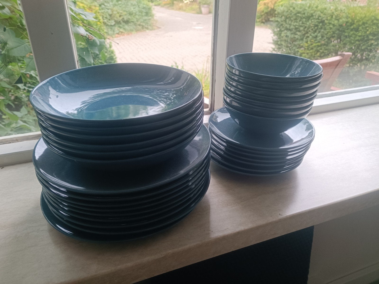 Ikea Servies Blauw - Diner, Diepe, Ontbijtborden & Bakjes, Ophalen, IKEA, Zo goed als nieuw, Overige stijlen