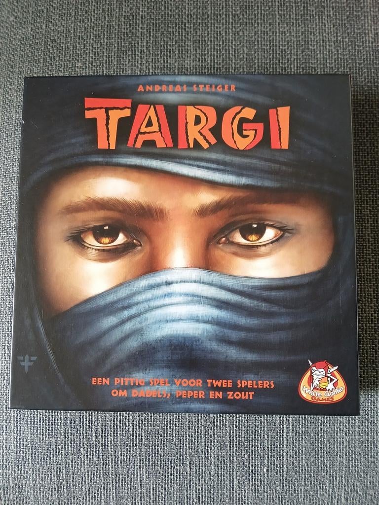 Targi bordspel voor twee spelers (als nieuw: kaarten sealed), Hobby en Vrije tijd, Gezelschapsspellen | Bordspellen, Een of twee spelers