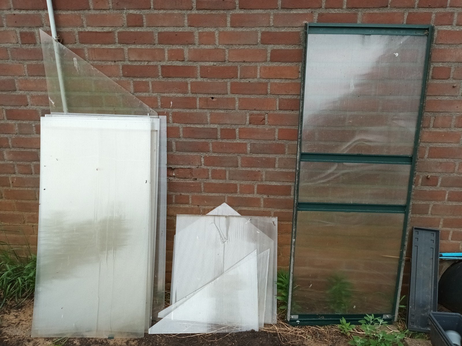 Vitavia serre Comet 5000 onderdelen (excl. frame), Ophalen, Kweekkas, Aluminium, Polycarbonaat