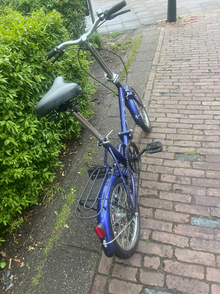Vouwfiets, Ophalen, Gebruikt, 16 tot 18 inch
