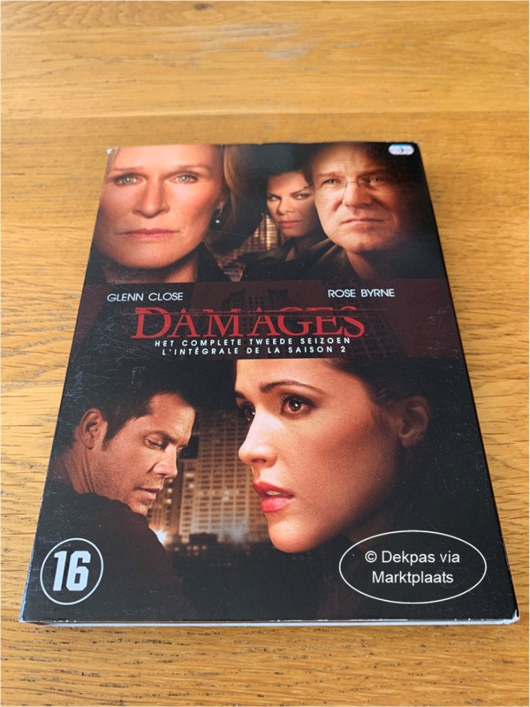 Dvd's Damages - Seizoen 1 en 2, Cd's en Dvd's, Gebruikt, Vanaf 16 jaar, Nederlands, Ophalen of Verzenden