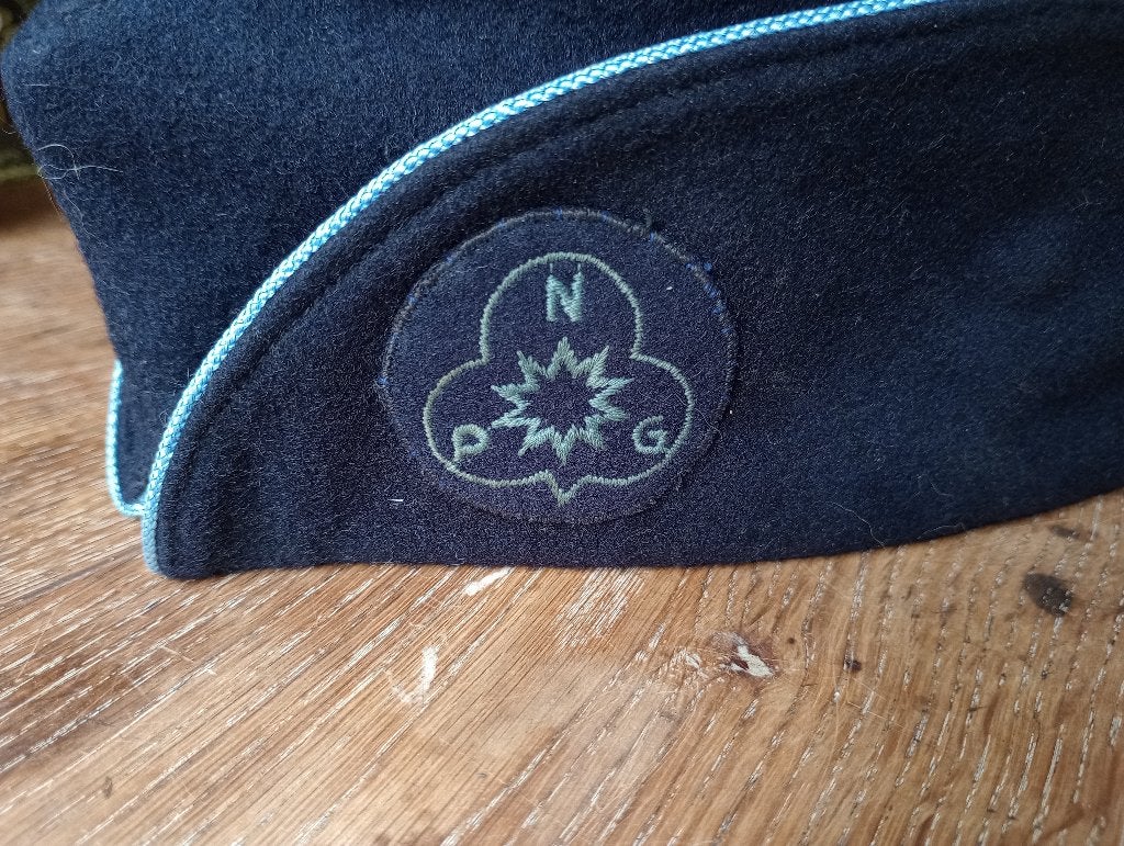 Scouting NPG veldmuts / schuitje, geen pet hoed muts scouts, Verzamelen, Scouting, Ophalen of Verzenden, Zo goed als nieuw, Kleding