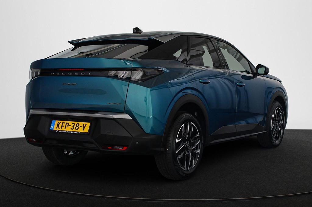 Peugeot 3008 1.2 Hybrid 145 Allure Stoel-Stuurverwarming 360, 145 pk, Gebruikt, Euro 6, Blauw