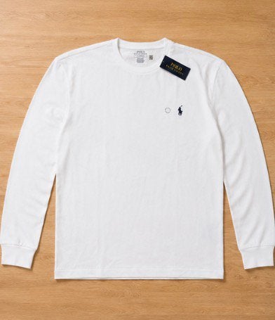 Ralph Lauren Longsleeve | Classic Fit | Wit | Maat L, Verzenden, Zo goed als nieuw, Maat 52/54 (L), Wit