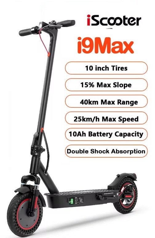 Elektrische step IScooter I9max, Ophalen, Zo goed als nieuw, Elektrische step (E-scooter), IScooter