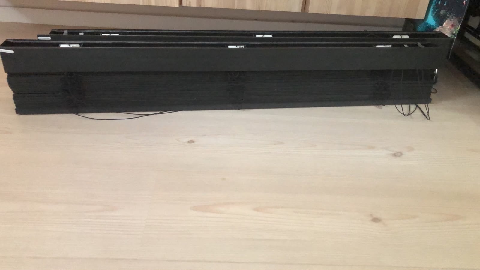 Zwarte jaloezieën - 1 stuk 120 euro, Ophalen, Jaloezie, Gebruikt, Zwart