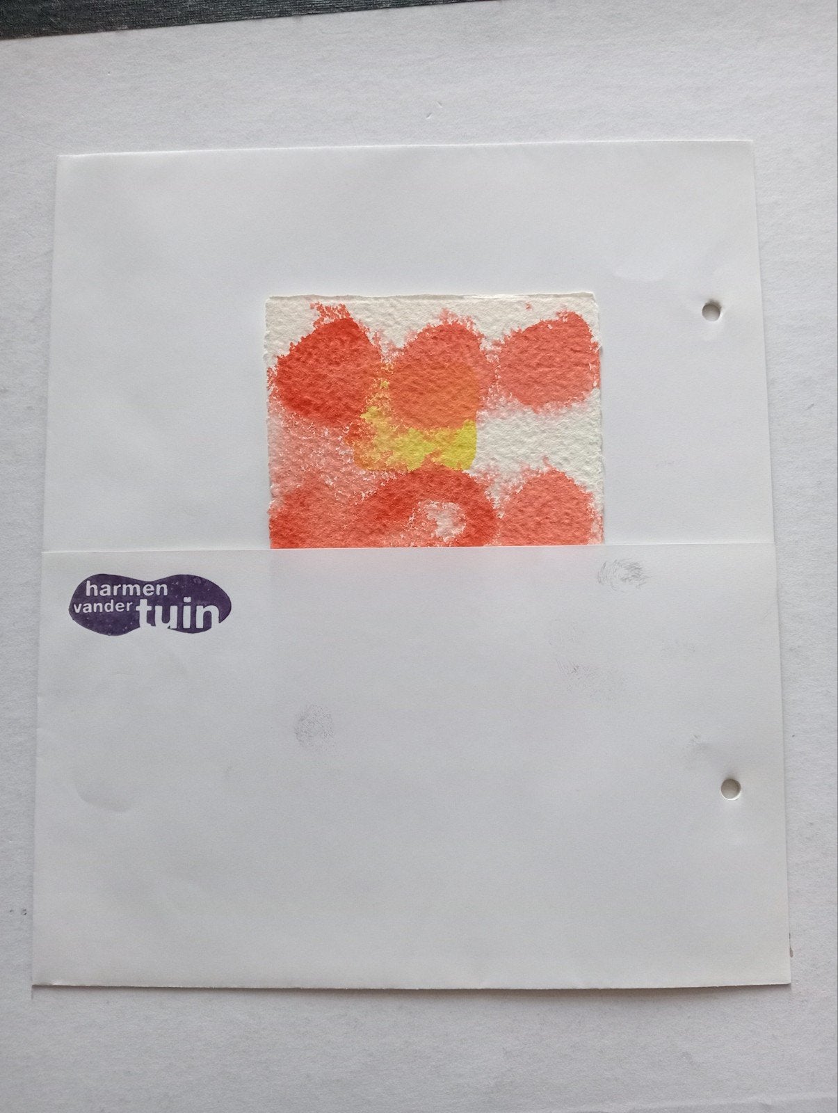 Harmen van der Tuin abstracte compositie 1998, Antiek en Kunst, Ophalen of Verzenden
