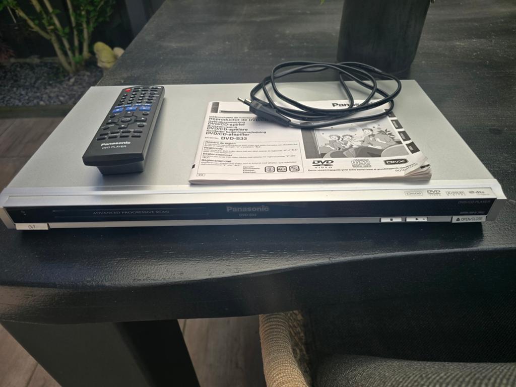 Panasonic DVD-S33 DVD-speler met afstandsbediening, Ophalen of Verzenden, Zo goed als nieuw, Dvd-speler, Panasonic