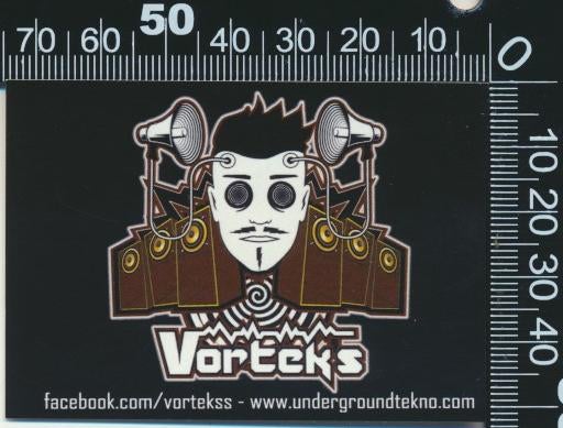 Sticker: Hardcore (5) - Vortekss, Ophalen of Verzenden, Zo goed als nieuw, Bedrijf of Vereniging