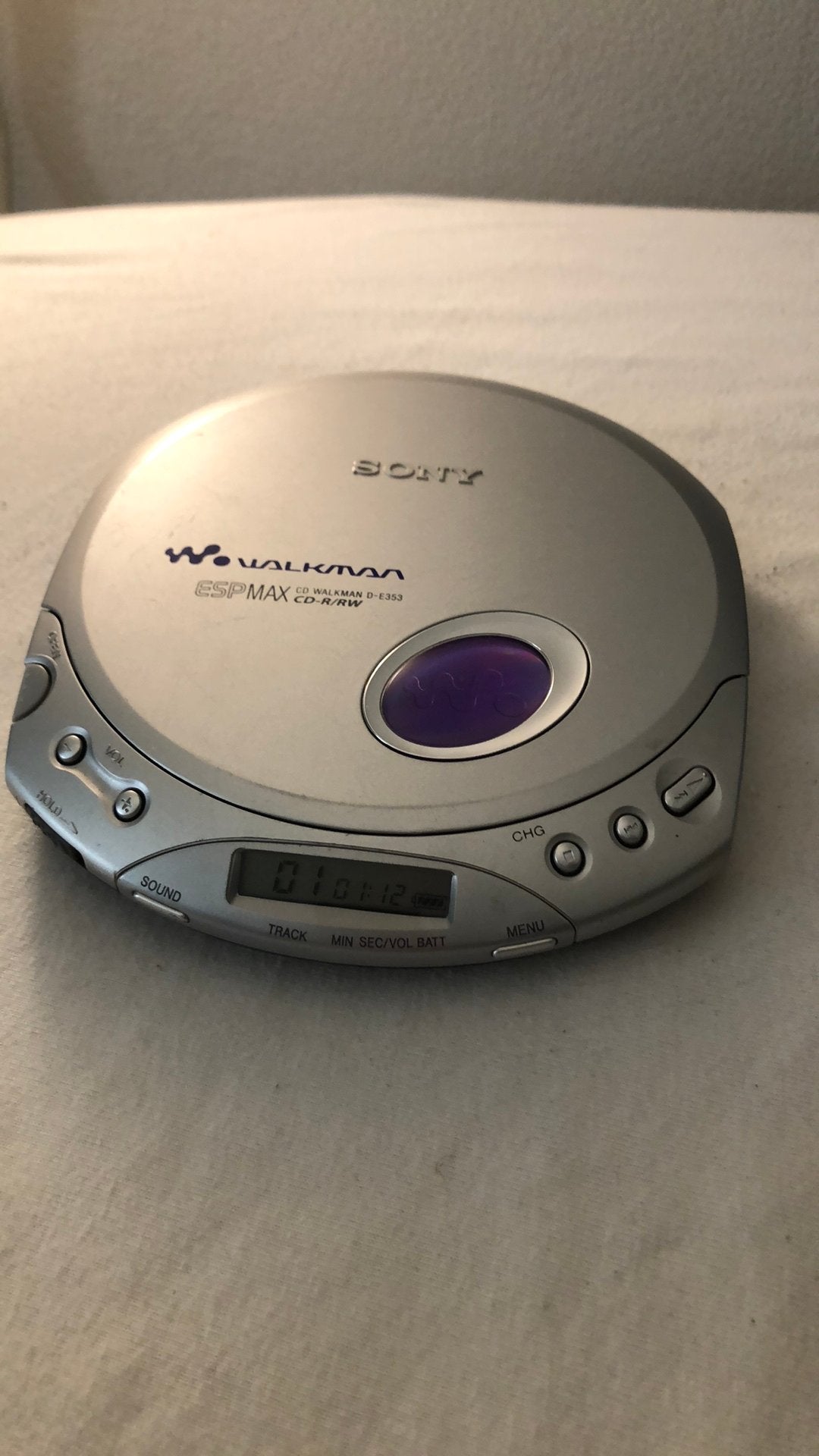 Sony CD Walkman D-E353, Audio, Tv en Foto, Walkmans, Discmans en Minidiscspelers, Verzenden, Walkman