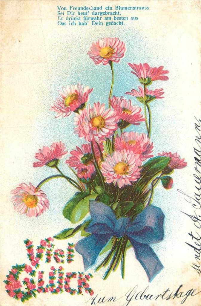 381-267-023 Bloemen, Verzenden, Voor 1920