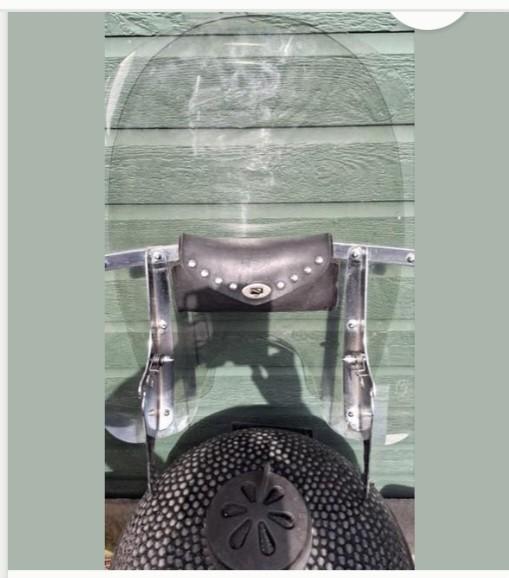 Harley Davidson Softail Windscherm met Opbergtas, Ophalen