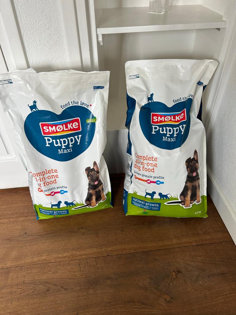Smolke puppy Maxi brokken 1,5 zak, Dieren en Toebehoren, Ophalen of Verzenden, Hond