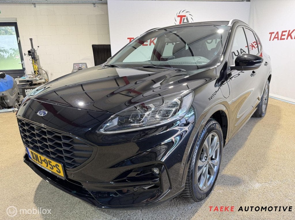 Ford Kuga 2.5 PHEV ST-Line X Clima/Cruise/Camera/225PK, Gebruikt, Euro 6, Zwart, Bedrijf