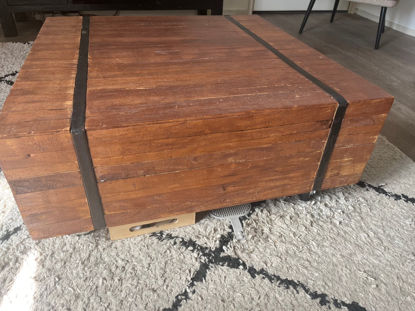 Salontafel, Ophalen, Gebruikt, 100 tot 150 cm, 50 tot 100 cm