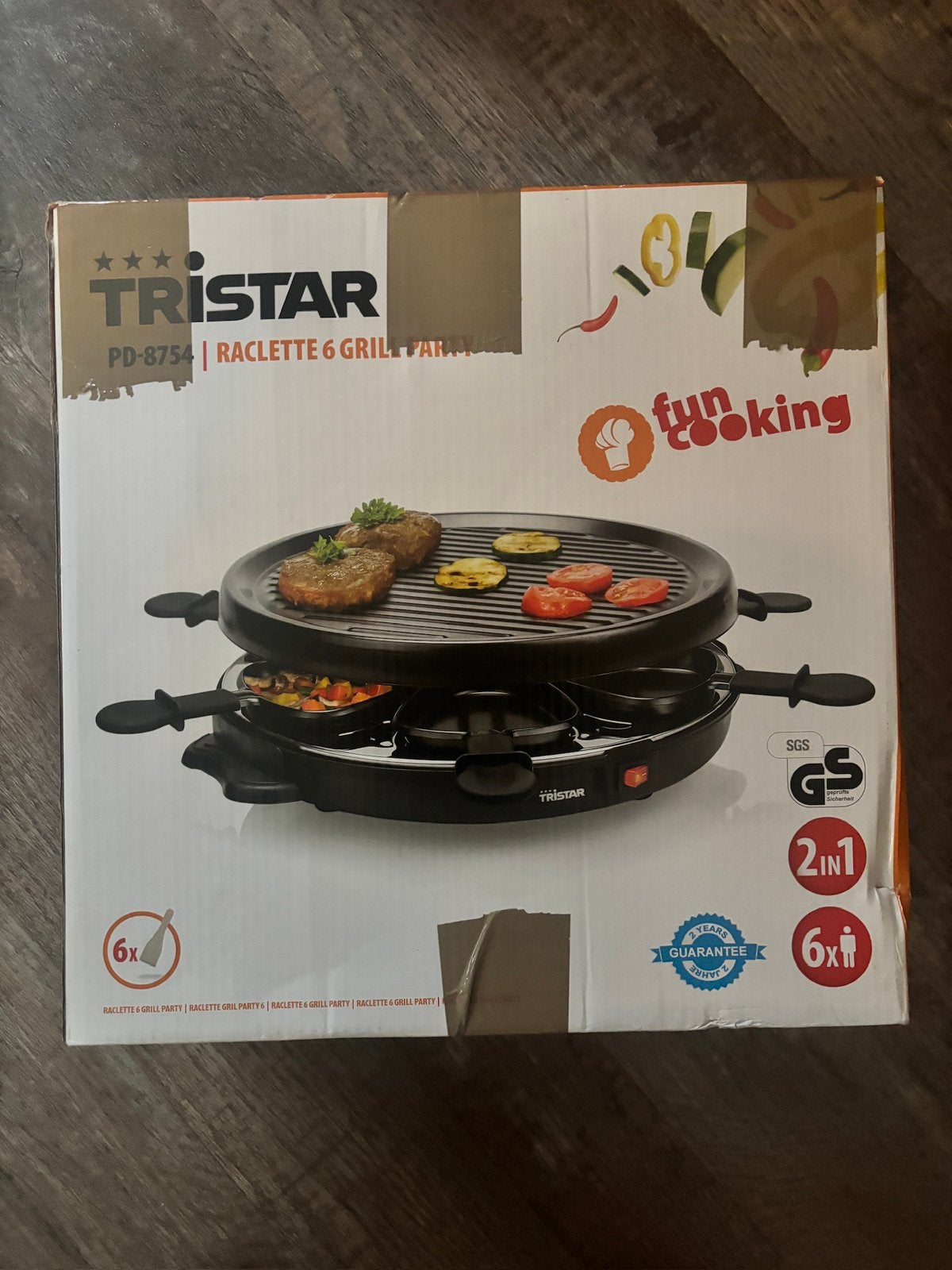 Tristar Gourmetstel 6 personen (nooit gebruikt), Ophalen of Verzenden, Nieuw, 4 t/m 7 personen