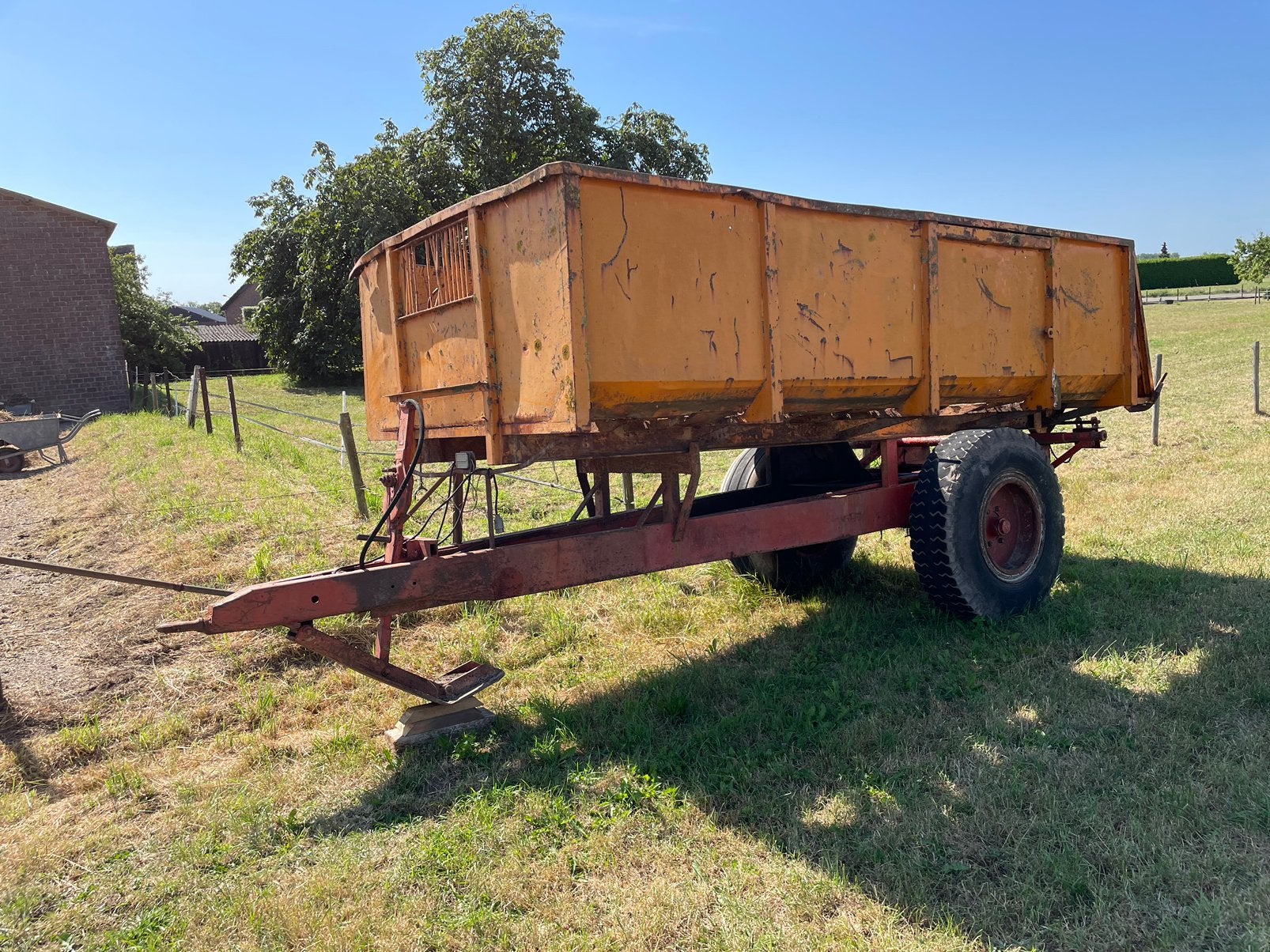 Kiepkar kieper opknapper landbouw dumper, Ophalen, Gebruikt