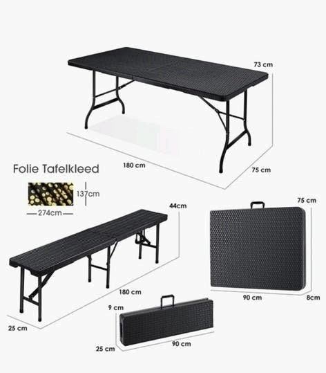 Klaptafel, Ophalen, Zo goed als nieuw