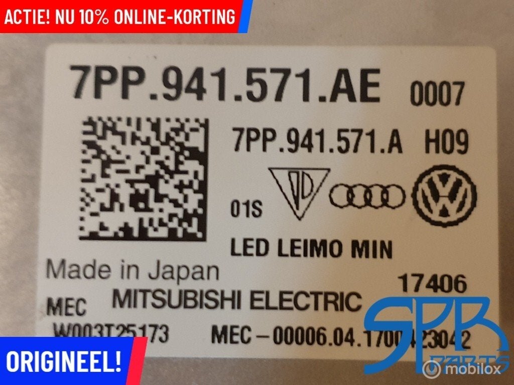 7PP941571AE LED module BALAST PASSAT B8 TOURAN 5T TIGUAN 5NA, Volkswagen, Nieuw, Ophalen of Verzenden, Volkswagen
