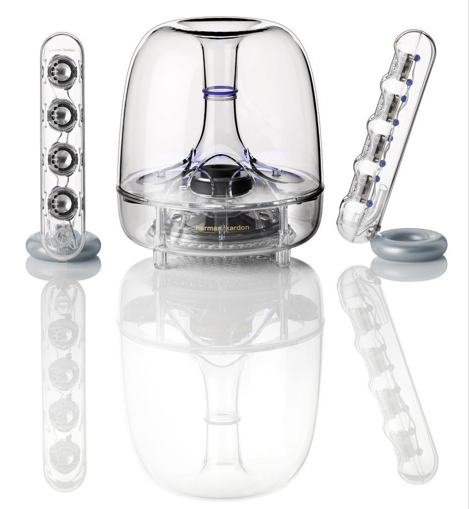 Harman Kardon SoundSticks II 2.1 Speakerset, Gebruikt, Complete surroundset, Minder dan 60 watt, Ophalen