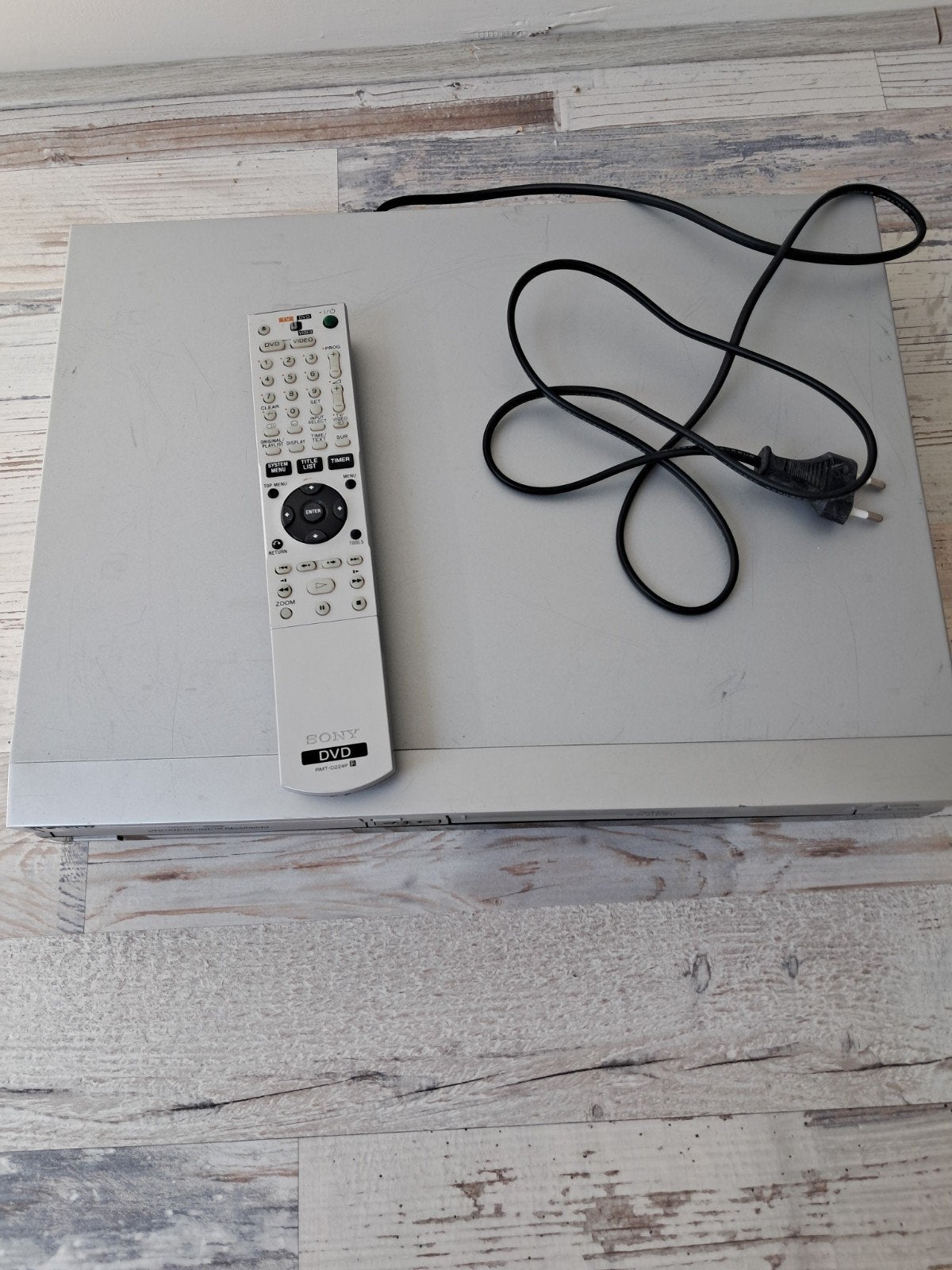 Sony DVD/VHS-speler met afstandsbediening, Audio, Tv en Foto, Videospelers, Ophalen, Zo goed als nieuw, VHS-speler of -recorder