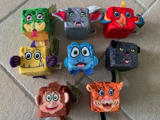 Jungle mini’s van lidl 8 stuks. Alleen de kikker heeft, Ophalen of Verzenden, Zo goed als nieuw, Kikker