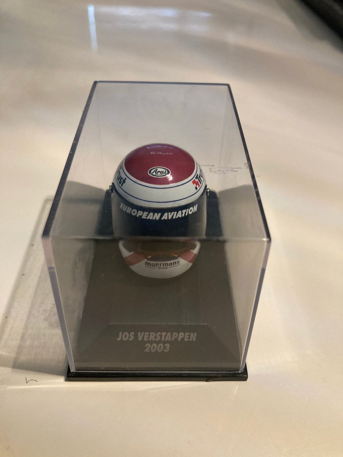 Jos verstappen helm 2003, Ophalen of Verzenden, Zo goed als nieuw, Formule 1