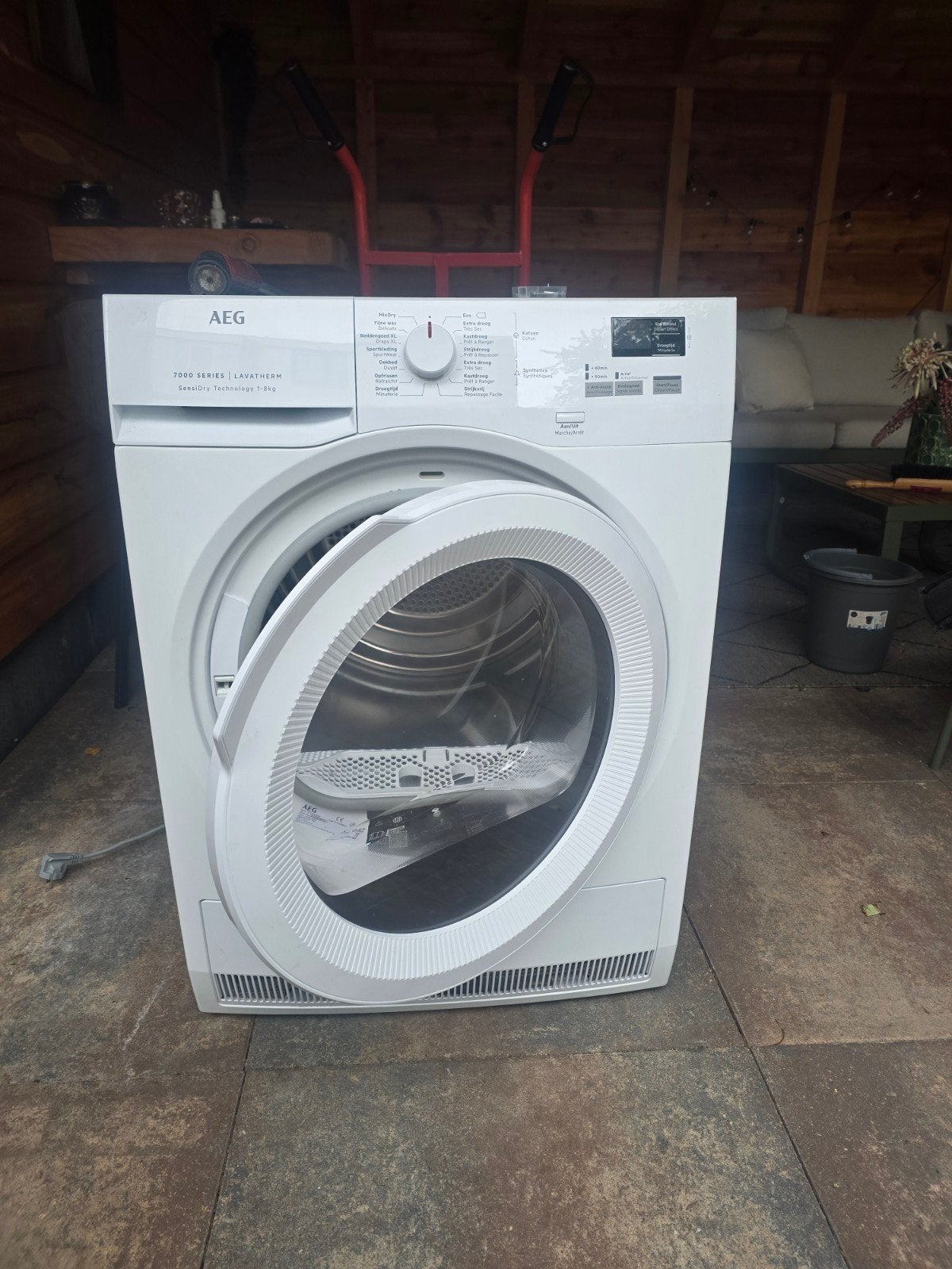 AEG Lavatherm condensdroger wasdroger droger 7000 series, Ophalen, 6 tot 8 kg, Gebruikt, Voorlader