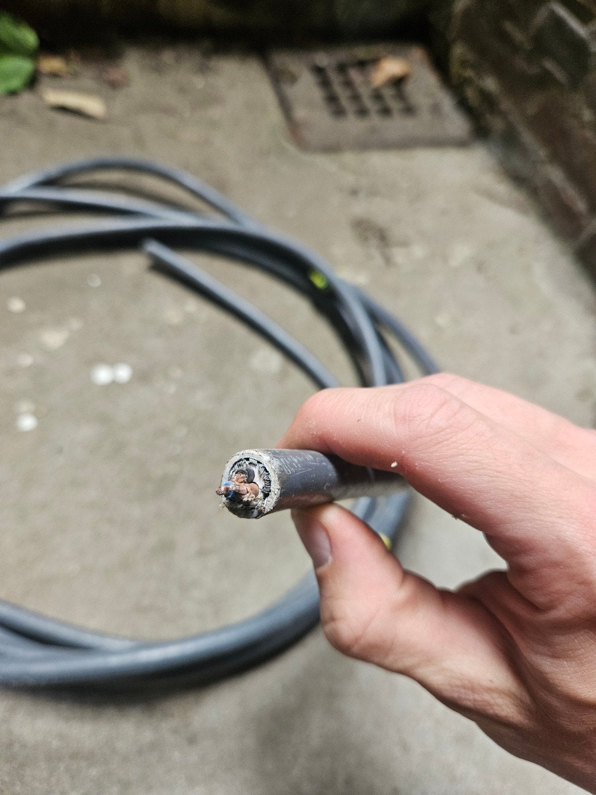 Grondkabel YMvK-as 2x2.5 mm2, Ophalen, Overige materialen, 6 meter of meer, Overige typen