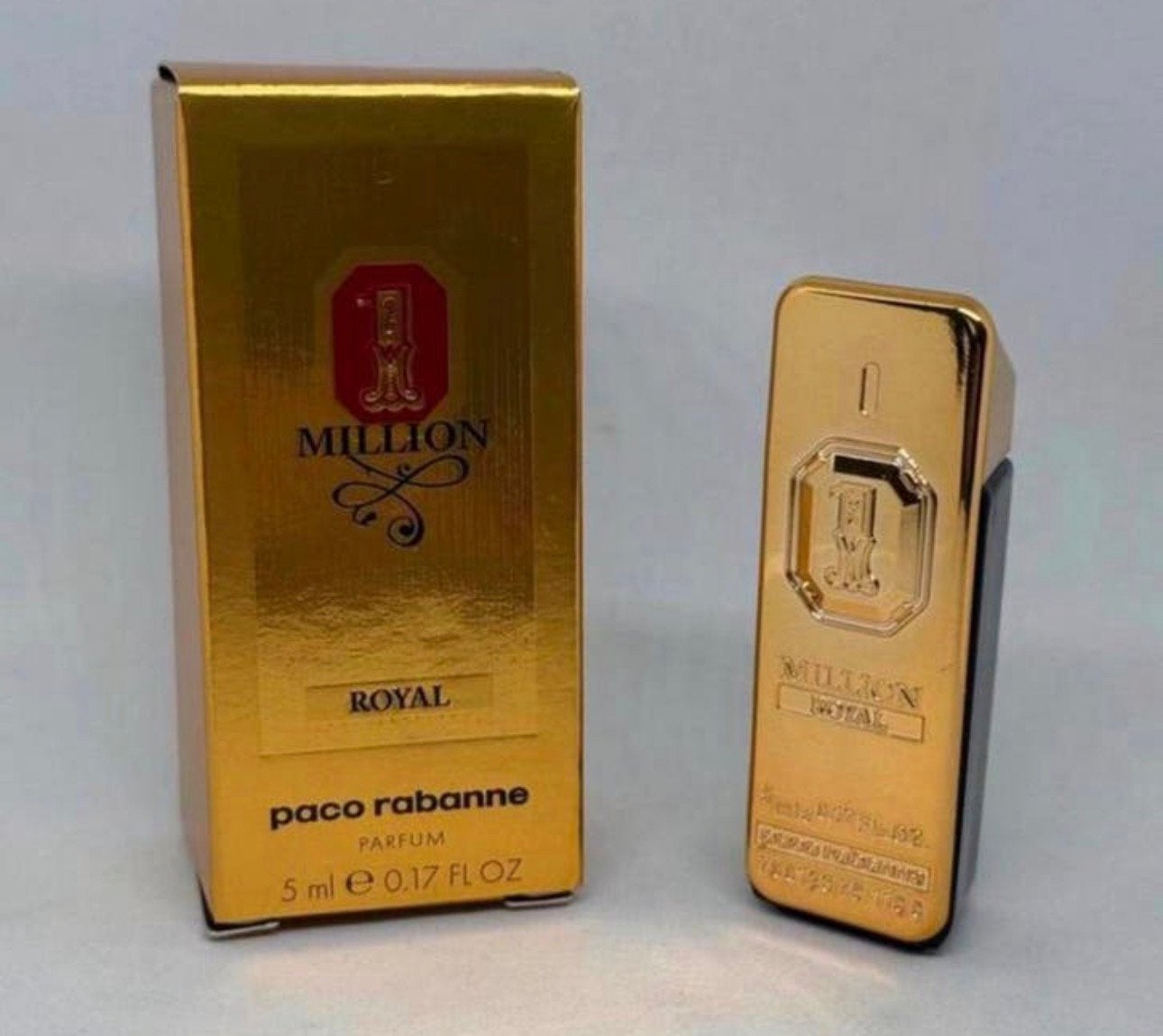 Parfumminiatuur Royale 1 Million paco Rabanne 5 ml parfum, Verzenden, Nieuw, Miniatuur, Gevuld