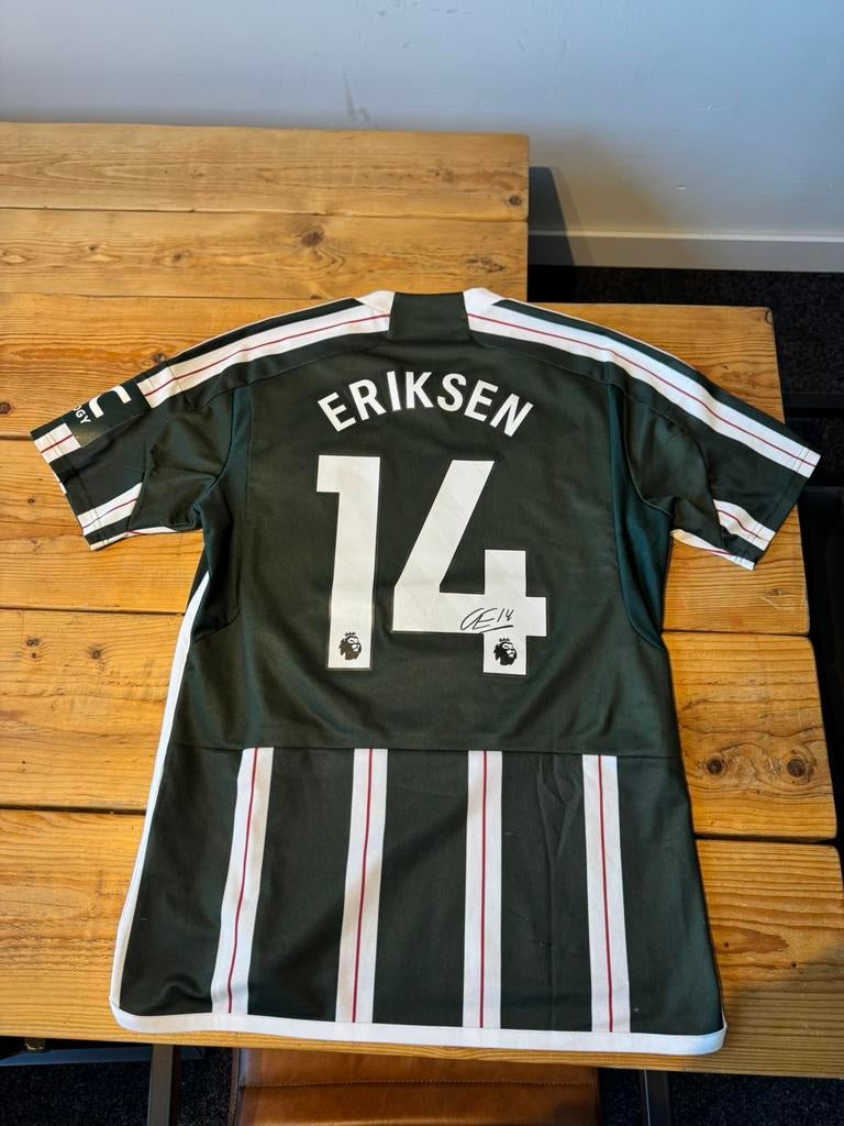 Gesigneerd shirt Eriksen | Manchester United, Shirt, ., Maat L, Ophalen of Verzenden