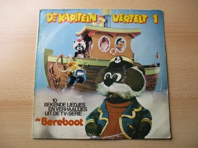 De Bereboot lp  De kapitein vertelt 1  10 bekende liedjes en, Ophalen of Verzenden, Gebruikt