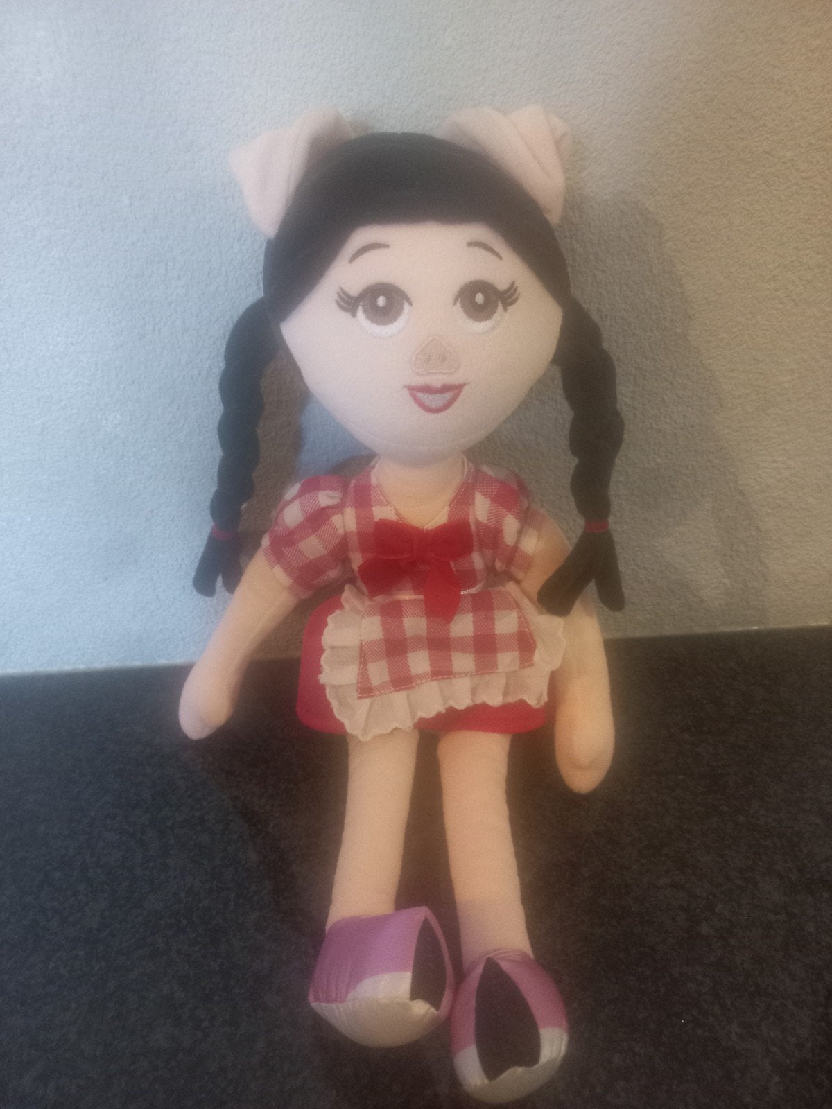 K3 knuffels de 3 biggetjes (marte hanne julia), Ophalen of Verzenden, Zo goed als nieuw, Overige typen