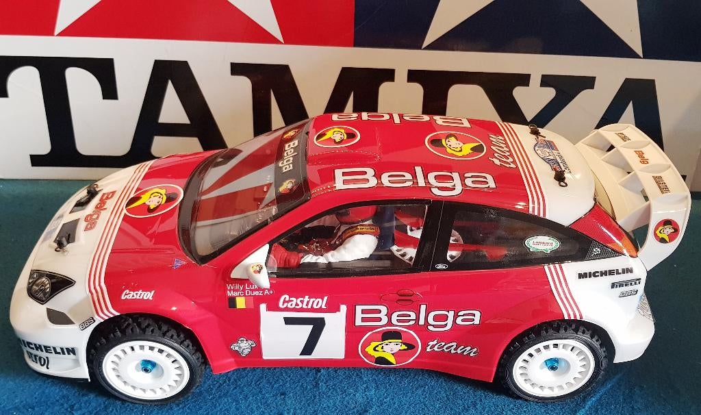 Tamiya #58707 XV-02 Pro Chassis Kit + Ford Focus RS WRC kap, Hobby en Vrije tijd, Elektro, Verzenden, Auto offroad, Nieuw