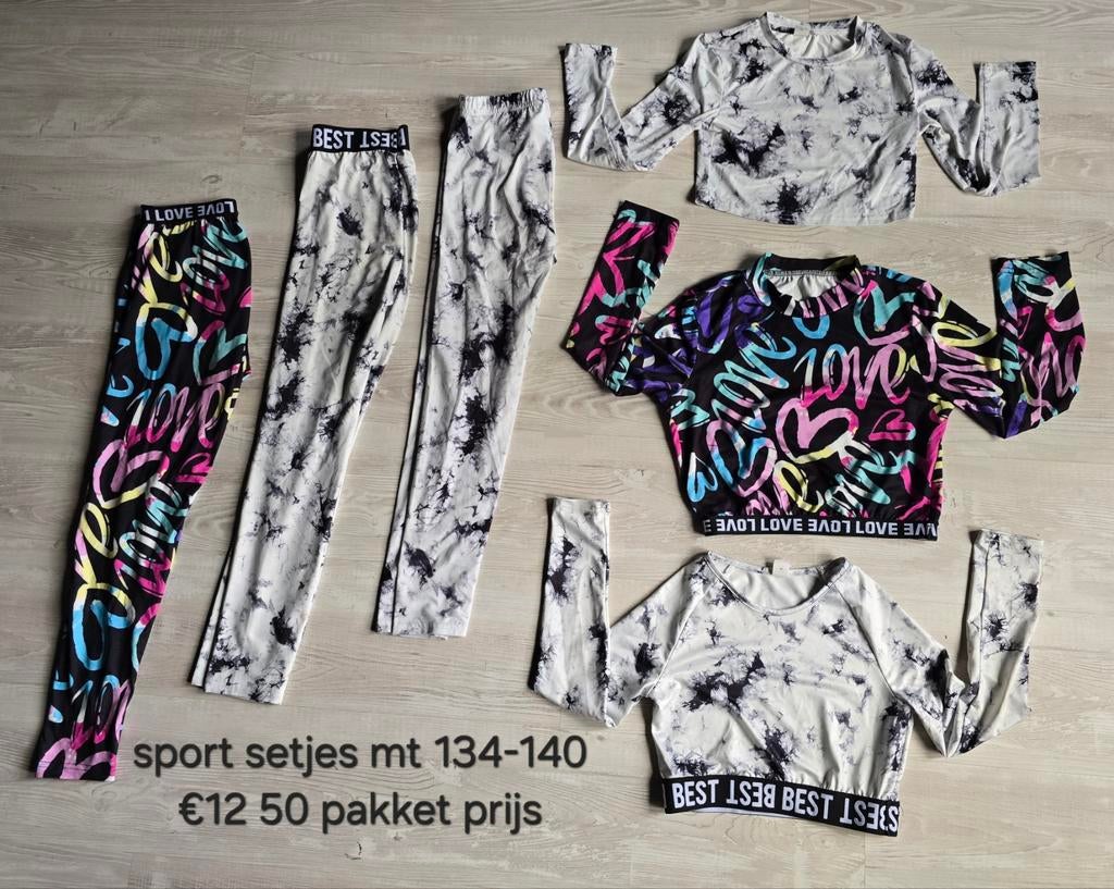 Kinderkleding pakket meisjeskleding maat 134-140 setjes, Kinderen en Baby's, Kinderkleding | Maat 134, Ophalen, Zo goed als nieuw