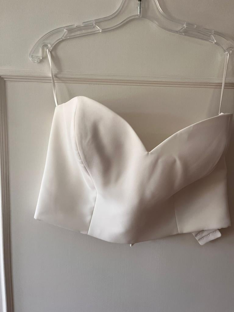 2-delige trouwjurk te koop, Ophalen of Verzenden, Nieuw, Wit, Trouwjurk