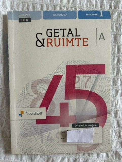 Wiskunde A Getal & Ruimte HAVO 4/5 Leerboeken deel 1, 2 en 3, Boeken, Gelezen, Wiskunde A, HAVO, Ophalen of Verzenden