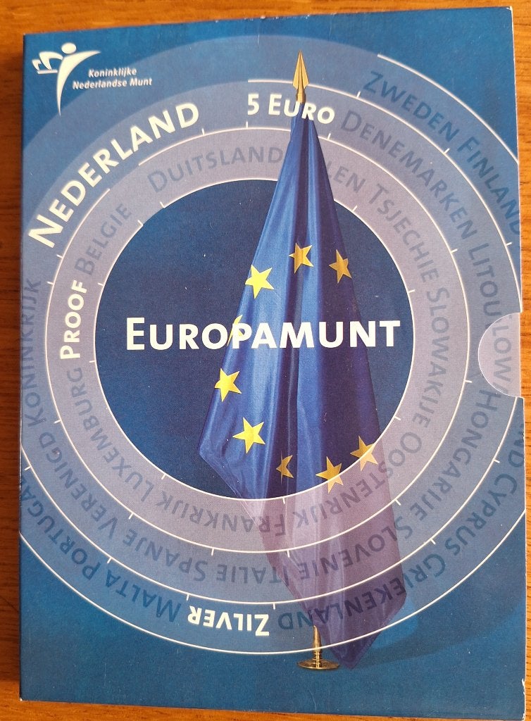 europamunt   zilver proof, Ophalen of Verzenden, Koningin Beatrix, Losse munt, Zilver