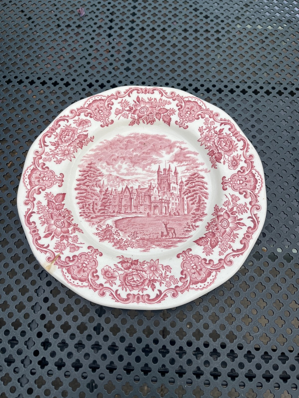 Antiek Royal Homes of Britain Windsor Castle bord, Ophalen of Verzenden