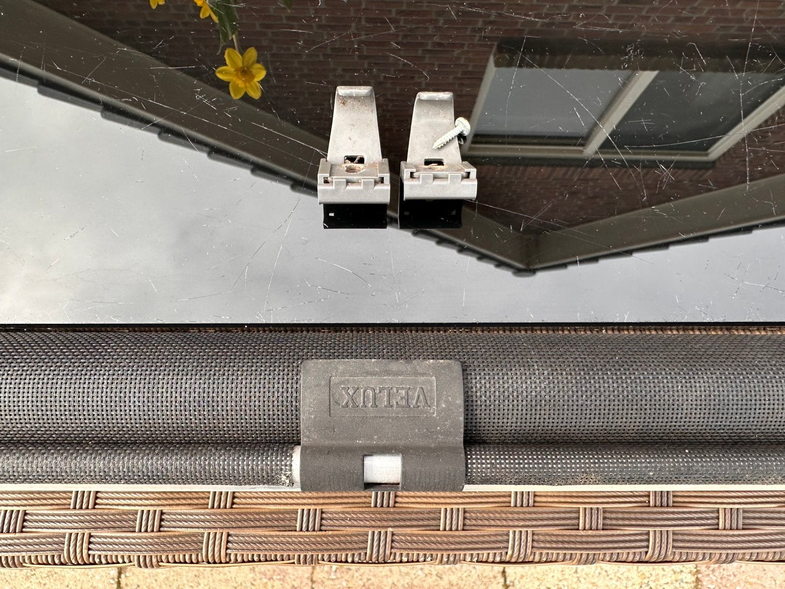 VELUX MHL MK04 MK06 MK08 Zonwering Buiten Dakraam GGU GGL, Huis en Inrichting, Zwart, Ophalen of Verzenden, Zo goed als nieuw