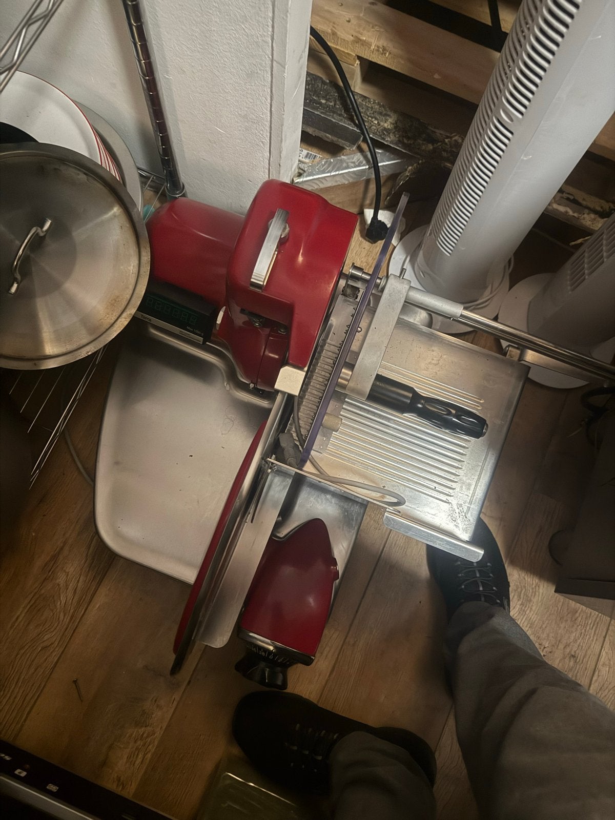 Professionele vleessnijmachine / snijmachine, Ophalen of Verzenden, Gebruikt