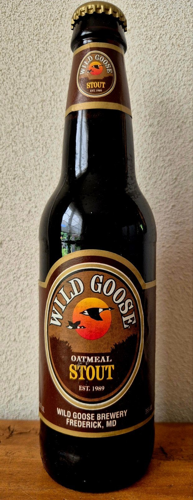 Volle fles WILD GOOSE OATMEAL STOUT Brewery Frederick MD, Ophalen of Verzenden, Zo goed als nieuw, Flesje(s), Overige merken