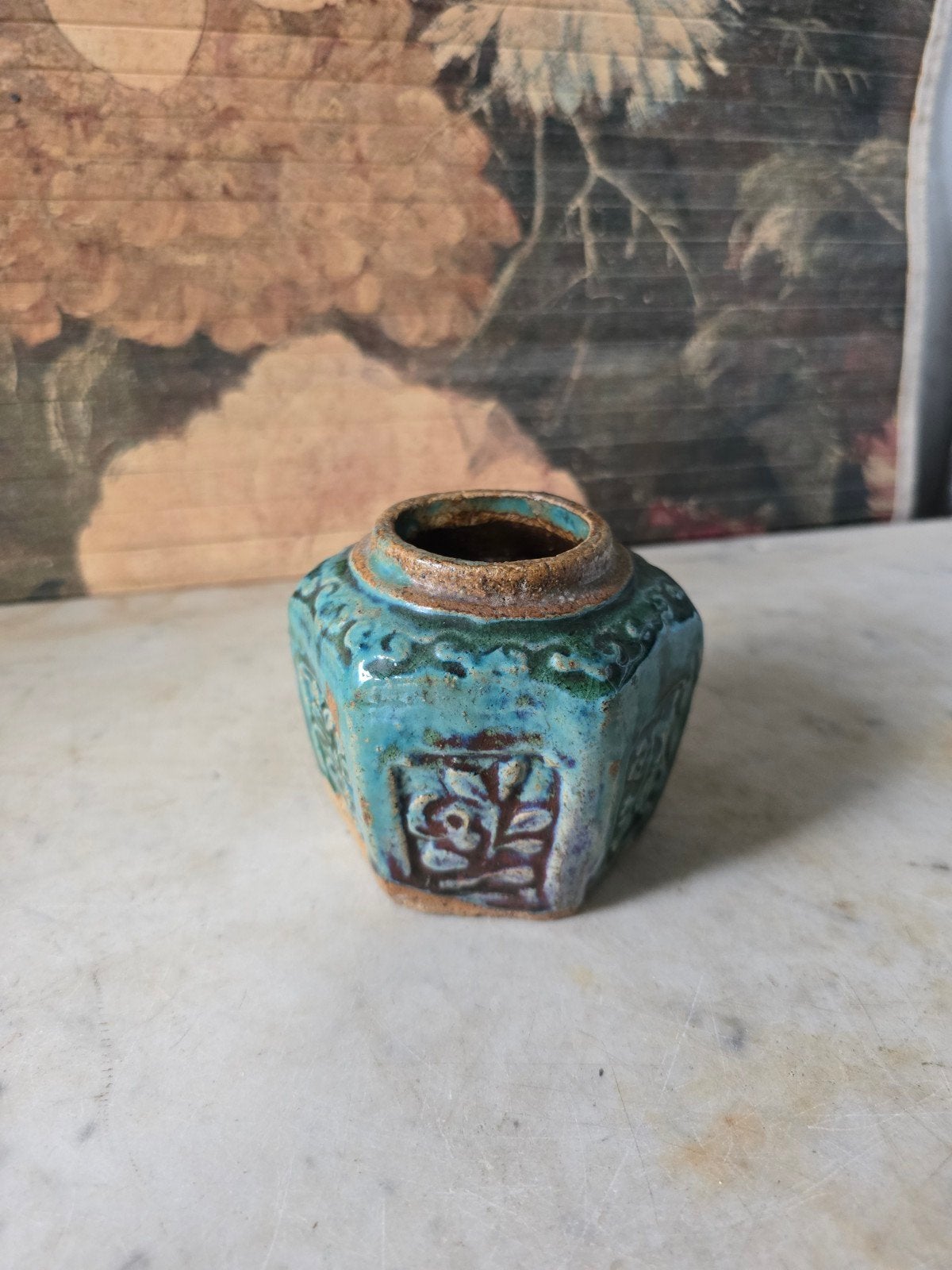 Oude gemberpot groen nr33, Ophalen of Verzenden