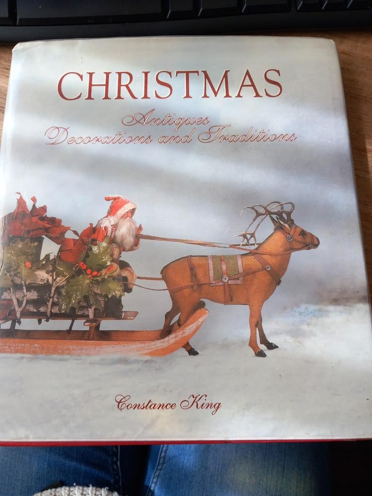 Geïllustreerd Kerstboek met Historische Afbeeldingen, Ophalen, Gebruikt