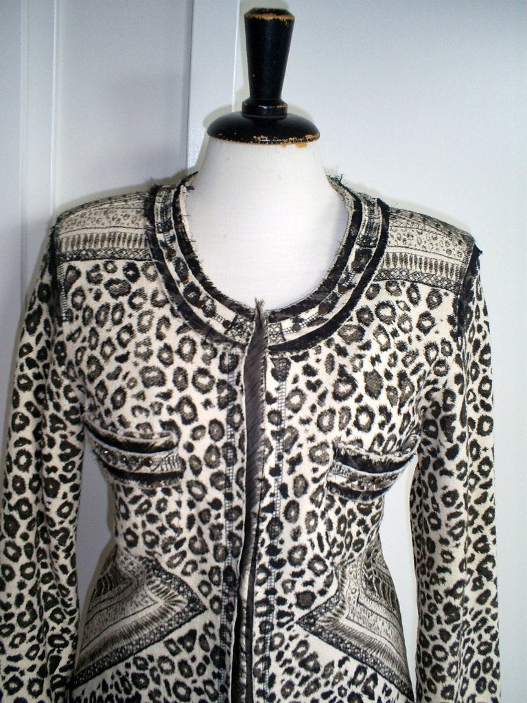 jasje van 10 FEET mt. M __ prachtige print, Kleding | Dames, Jasjes, Kostuums en Pakken, Maat 38/40 (M), Verzenden, 10 Feet, Beige