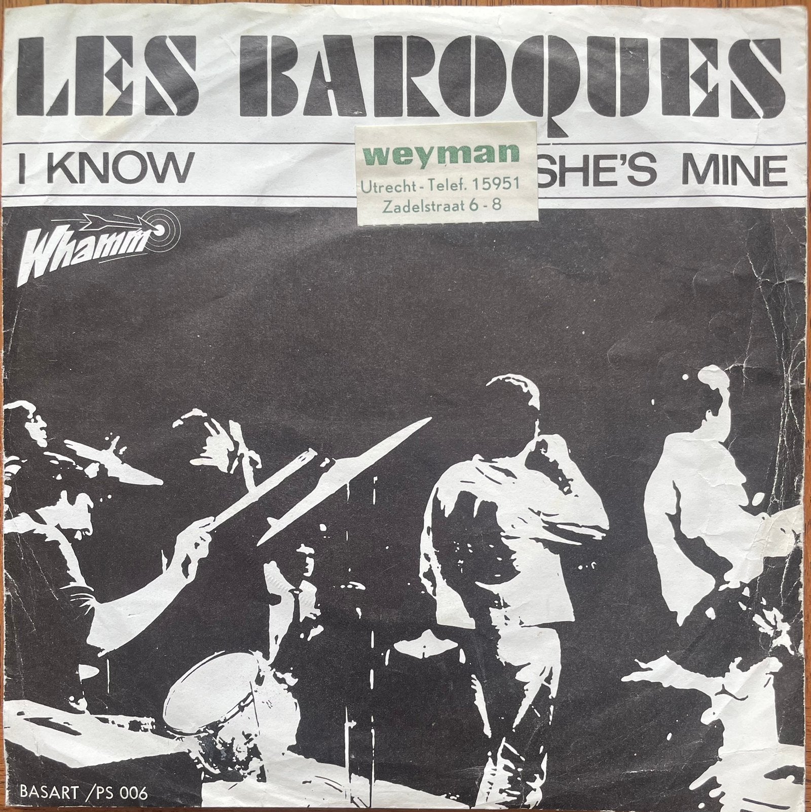 Nederpop single Les Baroques - I Know (1966), Ophalen of Verzenden, 7 inch, Pop