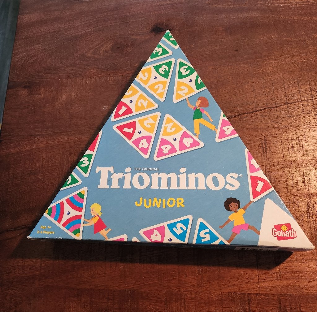 Triominos Junior, Ophalen of Verzenden, Zo goed als nieuw, Goliath