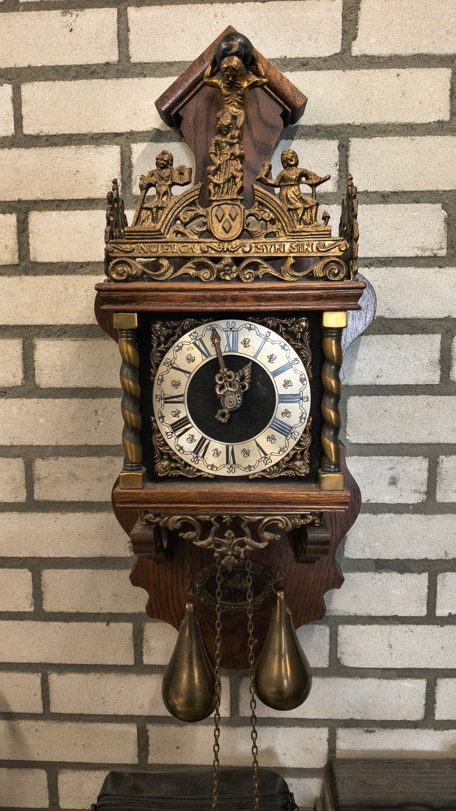 Zaanse klok WUBA Warmink, Ophalen